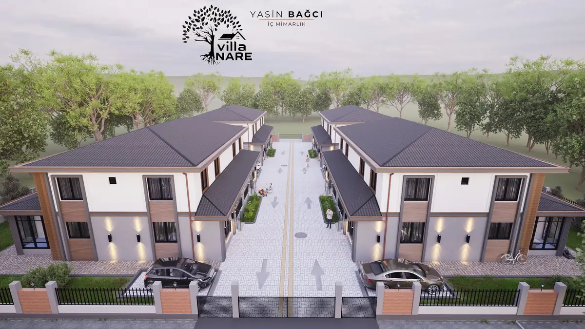 Villa Nare kuş bakışı